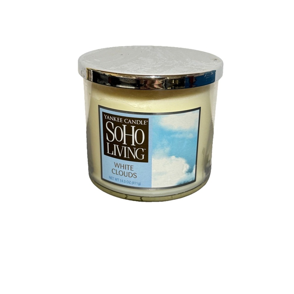 Yankee Candle Soho Living White Clouds 14.5Oz Candle NEW